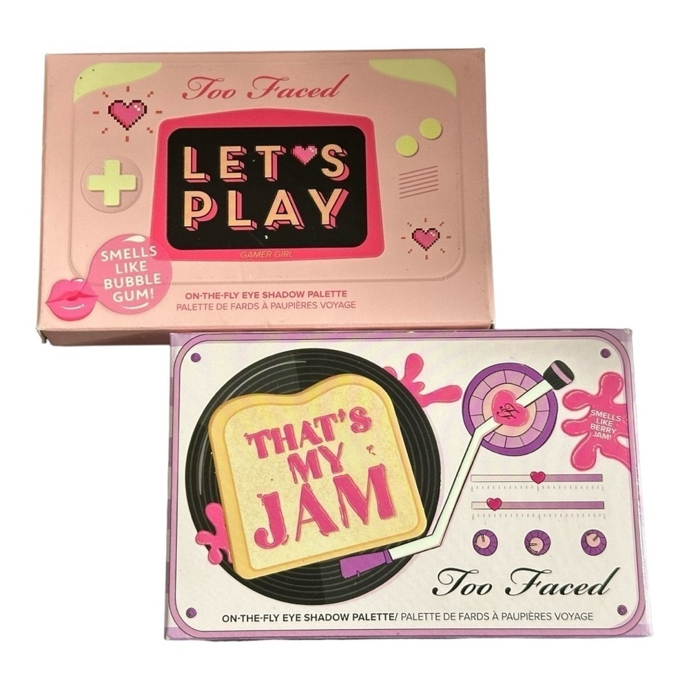 Too Faced
That’s My Jam Mini Eyeshadow Palette & Let’s Play